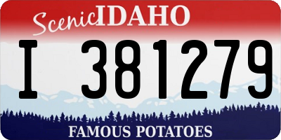ID license plate I381279