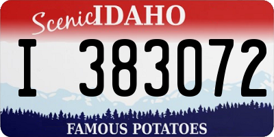 ID license plate I383072