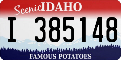 ID license plate I385148