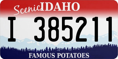 ID license plate I385211