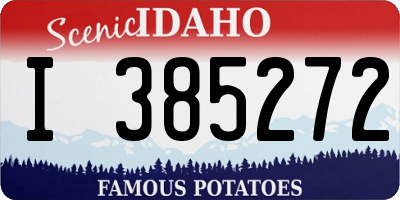 ID license plate I385272