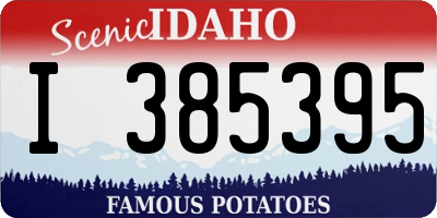 ID license plate I385395