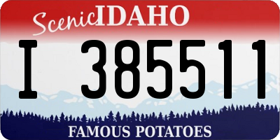 ID license plate I385511