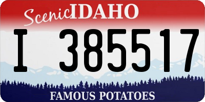 ID license plate I385517