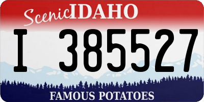 ID license plate I385527