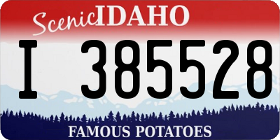 ID license plate I385528