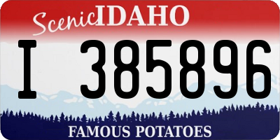 ID license plate I385896