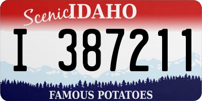 ID license plate I387211
