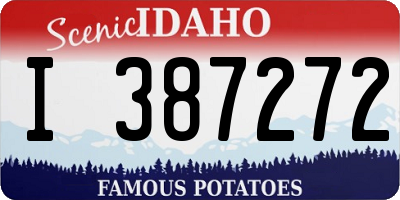 ID license plate I387272