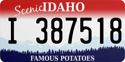 ID license plate I387518