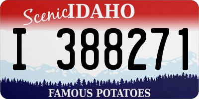 ID license plate I388271