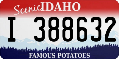 ID license plate I388632