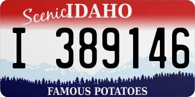 ID license plate I389146