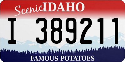ID license plate I389211