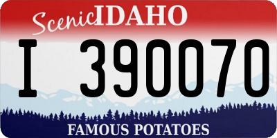 ID license plate I390070