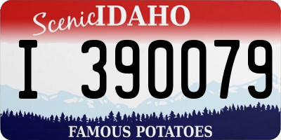 ID license plate I390079