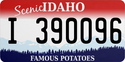 ID license plate I390096