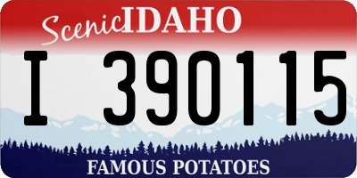 ID license plate I390115