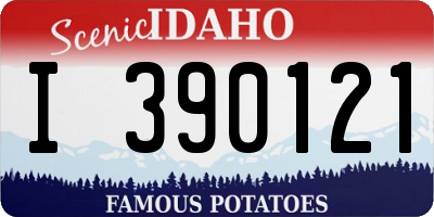 ID license plate I390121