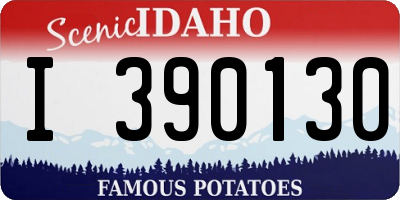 ID license plate I390130