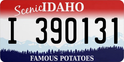 ID license plate I390131