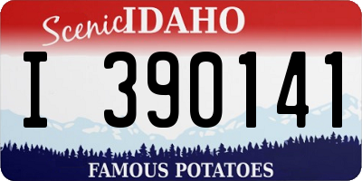 ID license plate I390141