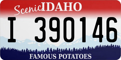 ID license plate I390146