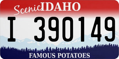 ID license plate I390149
