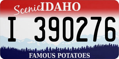 ID license plate I390276