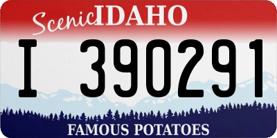 ID license plate I390291