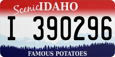ID license plate I390296