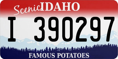 ID license plate I390297
