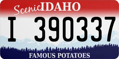ID license plate I390337