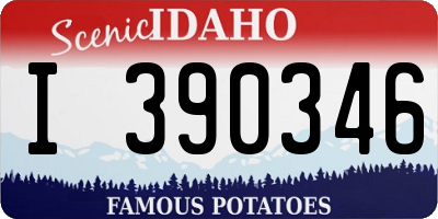 ID license plate I390346