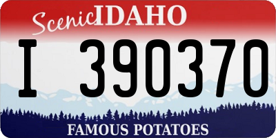 ID license plate I390370