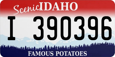 ID license plate I390396