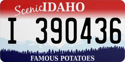 ID license plate I390436