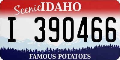 ID license plate I390466