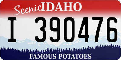 ID license plate I390476