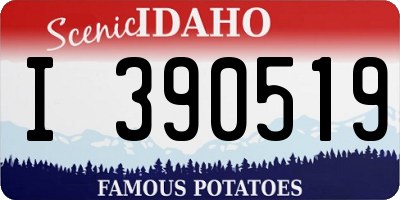 ID license plate I390519