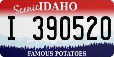 ID license plate I390520