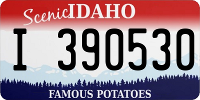 ID license plate I390530