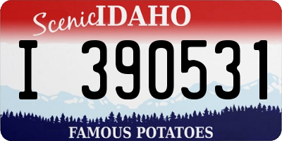 ID license plate I390531