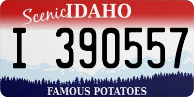 ID license plate I390557