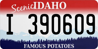 ID license plate I390609