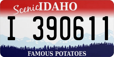 ID license plate I390611