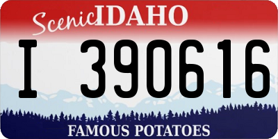 ID license plate I390616