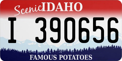 ID license plate I390656