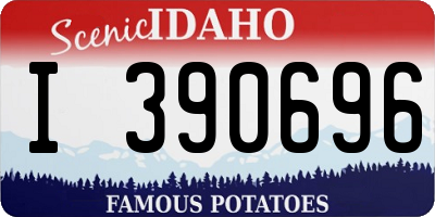 ID license plate I390696