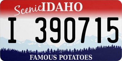 ID license plate I390715